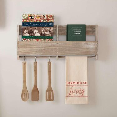 Sawyer Mill Red Farmhouse Living Muslin Unbleached Natural Tea Towel 19x28 VHC Brands - The Fox Decor